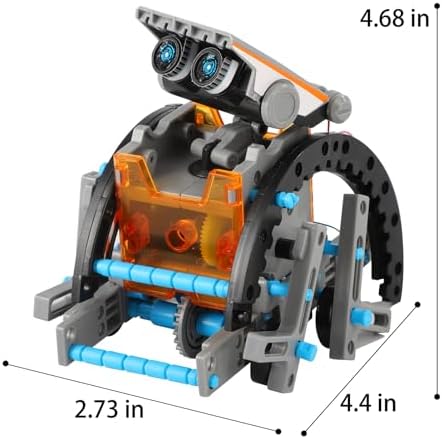 Lucky Doug 12-in-1 Solar Powered Robot Building Kits Toys for Boys Ages 8-13, STEM Kit Gifts for Kids 8 9 10 11 12 13 Years, DIY Educational Science Building Set Gifts for Teenagers (190+ Pieces) - Image 4