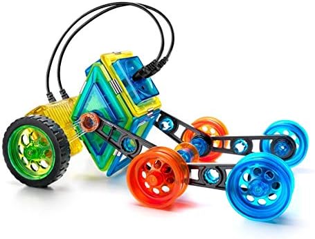GeoSmart Flip Bot - Build Remote-Controlled GeoMagnetic Vehicles with This STEM Focused Magnetic Construction Set Featuring Rechargeable Turbo Motors - Image 5