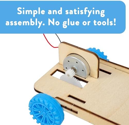STEM Kit – 3 DIY Car Projects: Mousetrap, Solar and Rubber Band, Ages 8+ - Image 3