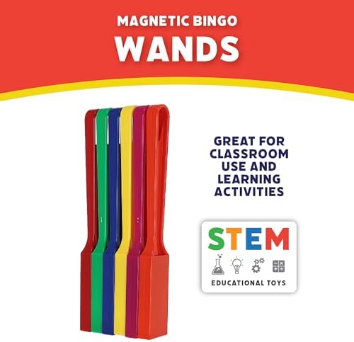 POPULAR PLAYTHINGS Magnetic Wands, Set of 6 Colorful Magnet - Image 2