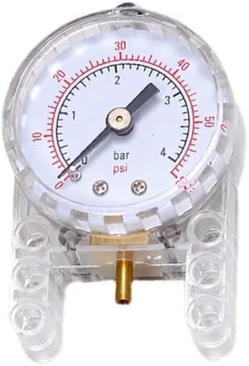 Pneumatic Parts Barometer 64065 Compatible with Major Brand Air Pressure Gauge Toy Building Block Part by Cobers