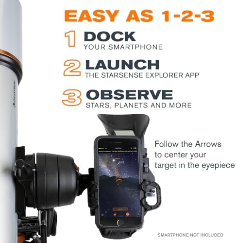 Celestron StarSense Explorer DX 102AZ App-Enabled Refractor Telescope - Image 3