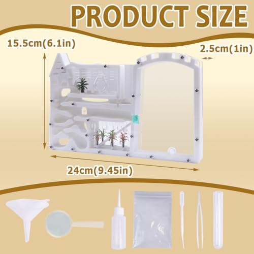 Ant Farming Castle,Ant Colony Observation Kit with White Sand,Study of Ecosystem,Explore The Nature World (Ants Not Included) - Image 2