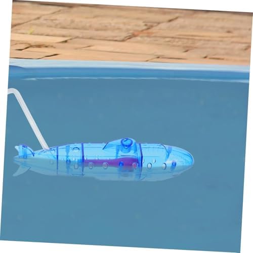 Submarine Model Homemade Submarine Buoyancy Principle Demonstration Physical Experiment Equipment Physical Experiment Tool Plastic Self-Made Submarine Model Blue Inflatable - Image 4