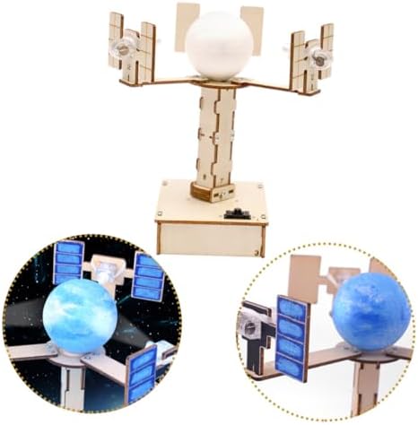 DIY Earth Synchronous Satellite Model Kit Educational Science Assembly Stem Experiment for Inspire Creativity and Self-Reliance - Image 5