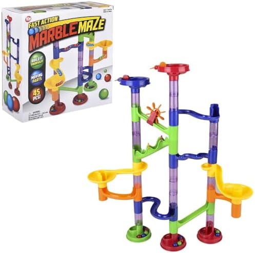 Rhode Island Novelty 45 Piece Marble Run by RhodeIslandNovelty