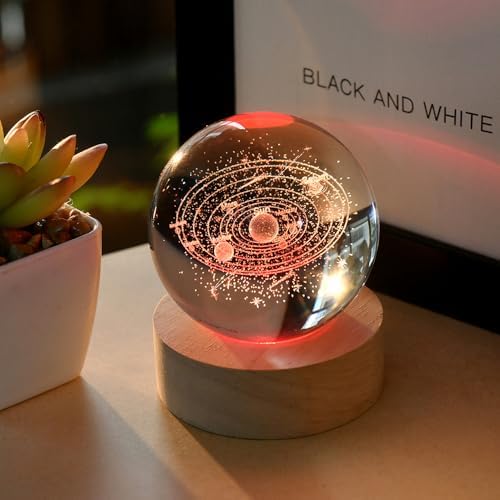 3D Solar System Crystal Ball Solar System Lovers Gifts - Image 6