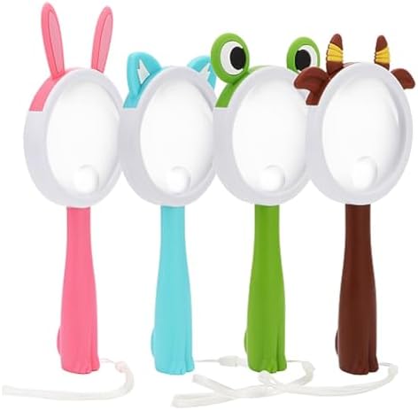 Rongon 10X Kids Magnifying Glass Handheld Magnifier for Child (4Pcs) by RongonPrecisionToolsBetterWork