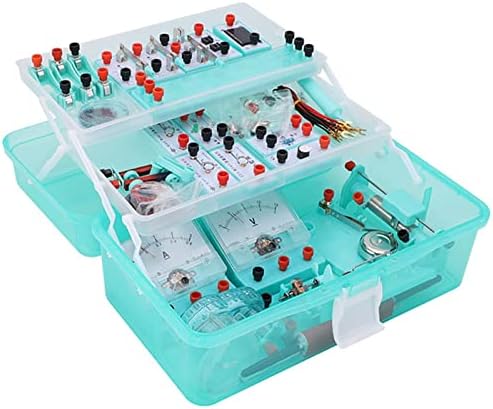 Physics Electric Circuit Learning Starter Kit, Basic Electricity Discovery Circuit and Magnetism Experiment Kits for Kids Students, by Unknown