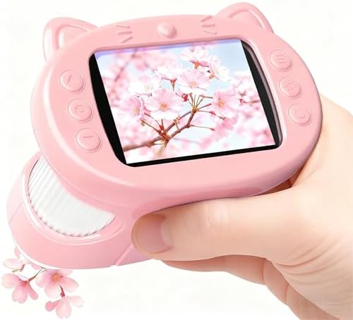 Handheld Digital Mini Microscope for Kids: 1000X 4K 2.4" Microscopes Toys by Unknown