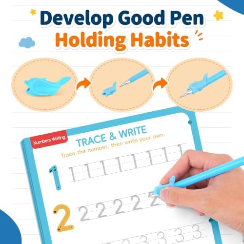YPLUS Magic Grooved Writing Practice Books for Kids Ages 3-8 - Image 5