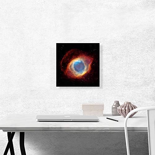 ARTCANVAS Hubble Telescope Helix Nebula Ring Eye of God Canvas Art Print Stretched Framed Painting Picture Poster Giclee Wall Decor - 12" x 12" (1.50" Deep) - Image 2