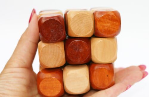 Wooden Twist Cube IQ Puzzle, Brain Teaser Puzzle for Kids and Adults - Image 3