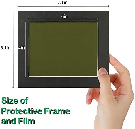 Magnetic Field Viewing Film 6"x4", Magnetic Flux Display, Magnet Pattern Detector, Scientific Project Teaching, Reusable and Automatic Recovery - Olive - Image 4