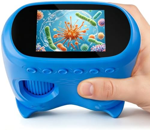 2 in 1 Microscope and Telescope, 4K 2.0" Screen, 1000X Microscope for Kids by Chendssfkd
