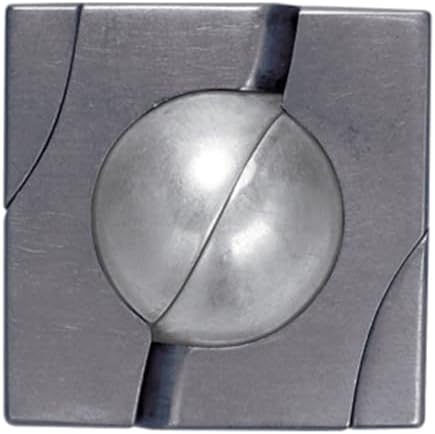 BePuzzled |Marble Hanayama Metal Brainteaser Puzzle Mensa Rated Level 4, for Ages 12 and Up by BePuzzled
