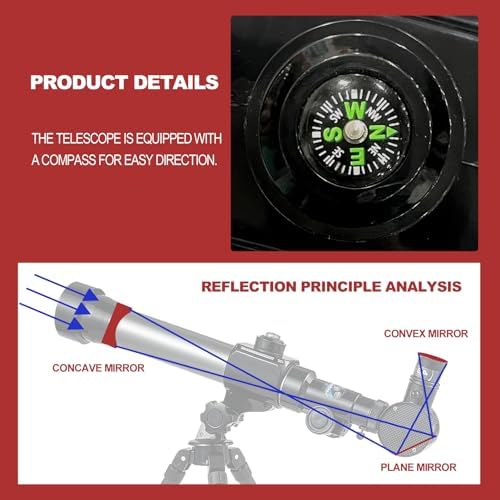 Ideal Swan Telescope for Kids 8-12 - Beginner Astronomy Spyglass Telescopic - Image 5