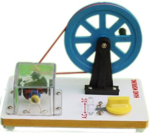Generic Saini_MEDICOS ac dc Generator Working Model for Demonstartion of The Current Generation and Electric Motor in Physics lab Experiments in School or Classroom by Unknown