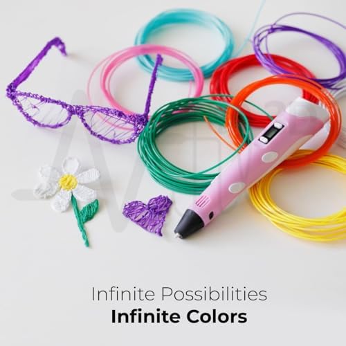 NFIL3d 21 Colors 345 Feet 1.75mm Pla Multicolors Filament |16.5 Feet Each Filament | 3D Pen Filament | 3D Pen Refill | 3D Pen for Kids | Compatible with All 3D Pens - Image 4