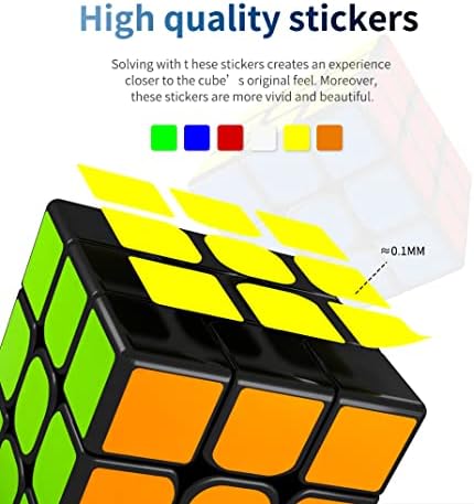 MoYu Weilong GTS2M Built-in Magnet 3x3x3 Competition Cube, Super Smooth, 3.47 Seconds WCA World Record Creation, World Class Cube, Black - Image 3
