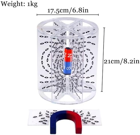 Three-Dimensional Magnetic Line Demonstrator, Electromagnetic Field Current Magnetic Field Demonstrator Used in Physics Experiment Equipment Teaching Instrument, - Image 5