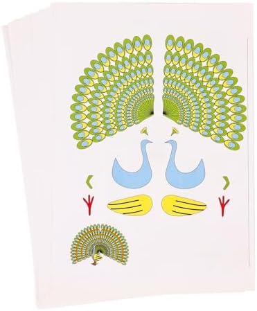 3D Pen Stencils, 20 Sheets 40 Patterns 3D Drawing Paper Templates, with a Reusable Transparent PVC Drawing Board, 3D Art Pen Accessories Set for Adults Starter for 3D Printing Pen by RZXYYGS