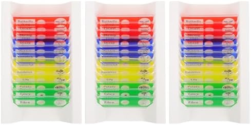 36pcs Prepared Microscope Slides for Boys and Girls Basic Biology Education by OUNONA