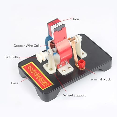 DIY DC Motor Model Kit, Simple Physics Science Educational Toy for Kids - Image 3