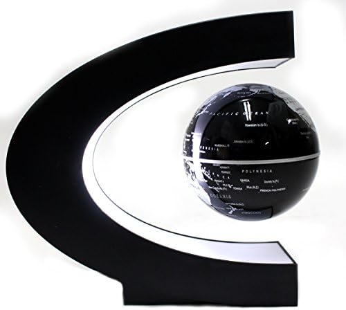 PowerTRC C Shape Magnetic Levitation Floating Globe World Map LED Light - Image 2