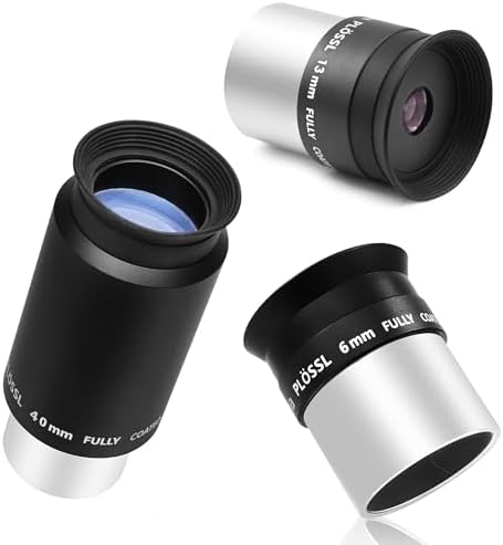 Astromania 13mm 1.25 Inch Plossl Telescope Eyepiece - Bundle with - 6mm/40mm 1.25 Inch Plossl Telescope Eyepiece by AstromaniaOptics