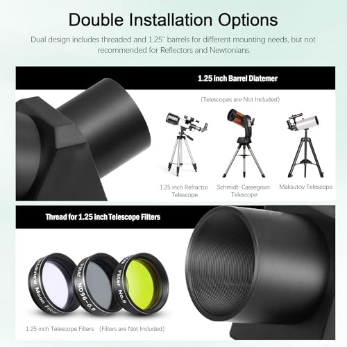 Astromania 1.25" 6mm Plossl Telescope Eyepiece - Bundle with - 1.25" 45-Degree Diagonal Prism - Image 4