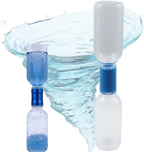 Tornado Maker Watertight Tornado Toy with Ultra-Light Connecting Tube & 2 Empty Bottles Educational Weather Toys for Kids' Science Experiments or Ideal, Toys for Kids - Image 7