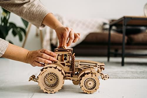 Wood Trick Tractor 3D Wooden Puzzles for Adults to Build - Image 2