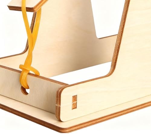 Wooden Model Kit, Ballista Launcher, Catapult Kit, Science Project for Students with DIY Catapult, Durable Natural Wood Construction, Motion Dynamics Set, for 7 Year Old+, School, Academy - Image 7