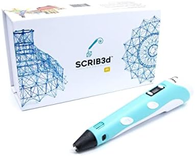 SCRIB3D P1 3D Printing Pen with 3 Starter Colors and PLA Refill Pack with 20 Assorted Colors - Image 3