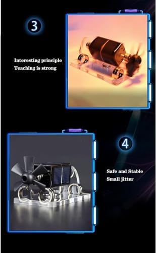 Magnetic Levitation Solar Motor - Creative Desktop Decoration, Solar-Powered with Stable Effect - Image 6