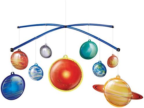 4M Glow-in-the-Dark Solar System Mobile Making Kit, Multi - Image 6