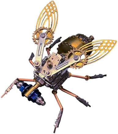 3D Metal Puzzles for Adults Teens-160+Pcs-Mechanical Fruit FIy Bee Insect Models-3 Hours to Build-Ideal for Birthday Gifts and Decorations(Mechanical Fruit Fly) by Lovewenying