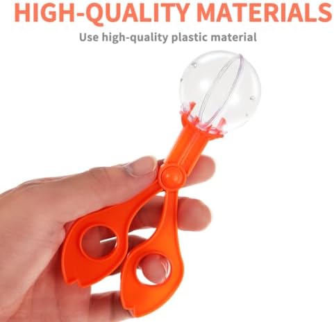 TOYANDONA 6pcs Insects Catcher Handy Scoopers Scissors Tongs Tweezers Multifunctional Collection Set for Kids Outdoor Nature Exploration Toy (17.5cm Random Color) - Image 4