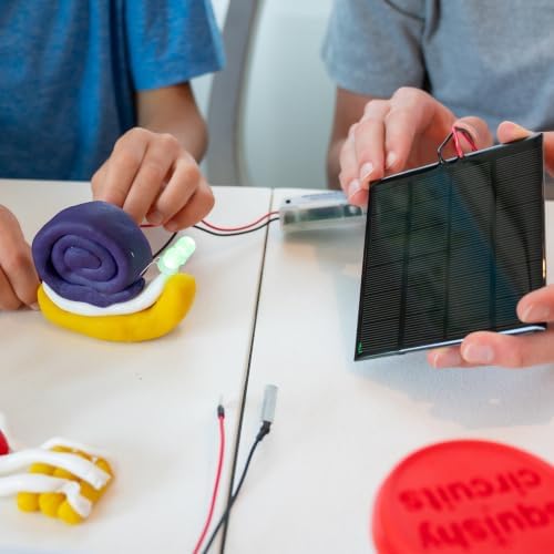 Squishy Circuits Green Engineering Kit - Explore Electrical Circuits, Solar Power, Wind Power and More with Play Dough - STEM Science Kits for Ages 8-12 - Image 3