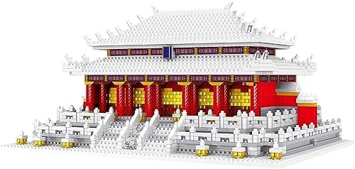 JOMIOD Chinese Architecture Micro Building Blocks Set, 4923 Pieces Hall of Supreme Harmony Building Blocks, World Famous Architecture Collectible Model Building Kit for Adults - Image 4