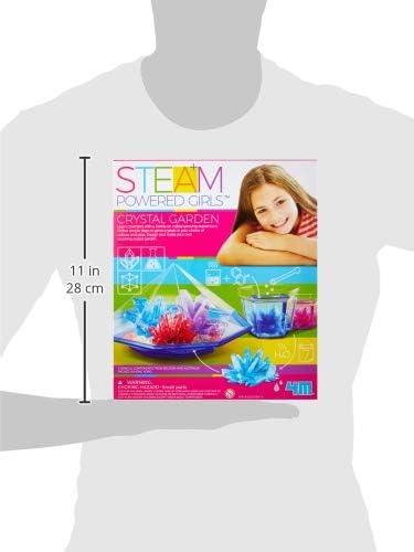 4M Toysmith, STEAM Powered Girls Crystal Garden, Chemistry DIY Stem Toy, for Girls Ages 10+ - Image 4