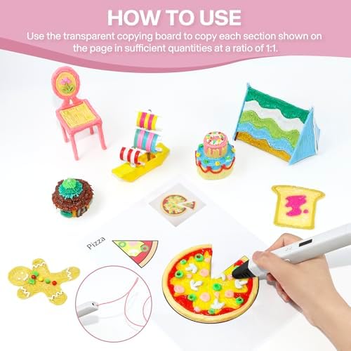 3D Pen Printing Templates, 20 Sheets Printer Drawing Graffiti - Image 4