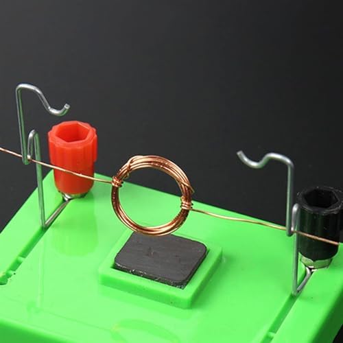 Electromagnetic Swing Demonstration Equipment, Mini Motor Model Physics Experiment Kit, Portable Circuit Teaching Apparatus for Electromagnetism Principle Exploration - Image 2