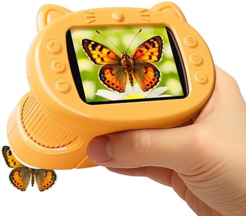 Handheld Digital Mini Microscope for Kids: 1000X 4K 2.4" Microscopes Toys by Unknown