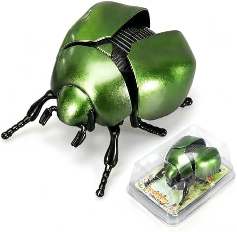 1-Pack Wind-Up Beetle Toy, Movable Head & Tail Insect (Tortoise beetle) by YJHWLF