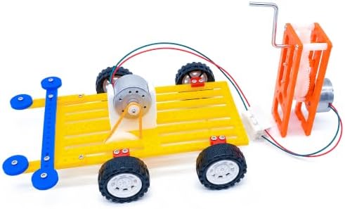 Hand Crank Generator STEM Kit for Kids 8-12, DIY Electricity Experiment by CreativeBuildingKits