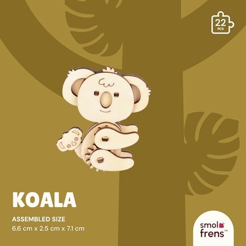 3D Wooden Puzzles for Kids Ages 8+, 6 Pack Animal Puzzles, FSC-Certified Wood, Plastic-Free Toy, STEM Kit for Kids Teens Adults, Wood Craft Model Kit, Individually Wrapped Party Favors - Exotic Frens - Image 5