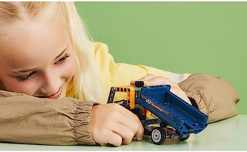 LEGO Technic Dump Truck 42147, 2in1 Toy Set, Construction Vehicle Model to Excavator Digger, Engineering Toys, Gift for Kids, Boys, Girls Ages 7 Plus - Image 2