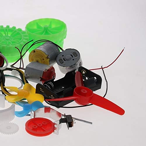 Fielect 69Pcs Plastic Gear Kit DC Motor Gears Kit DIY Gear Assortment Accessories Set for Motor Robot Various Gear Axle Belt Bushings - Image 4